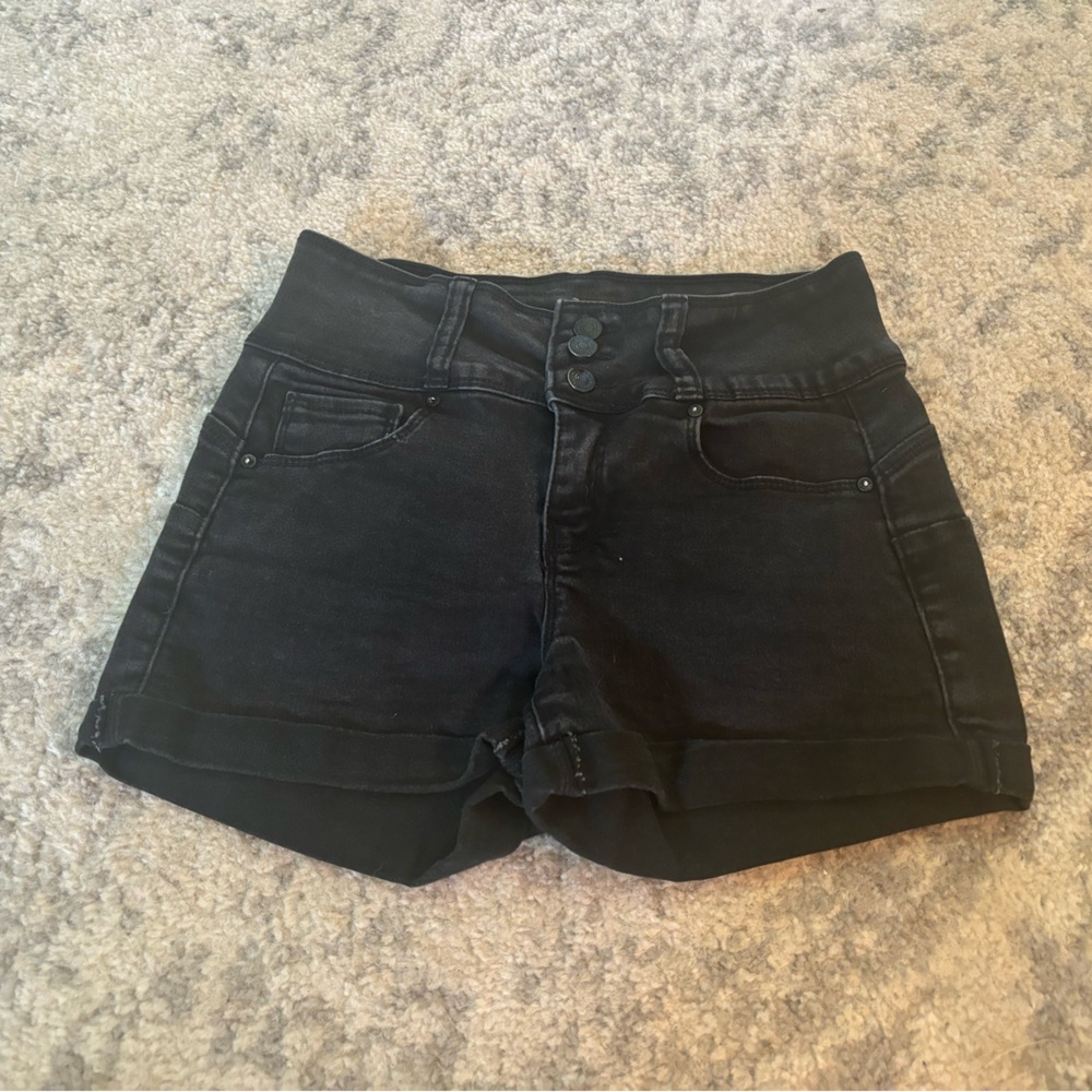 Forever 21 Black Jean Shorts